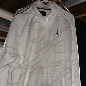 Jordan zip up track suit XL